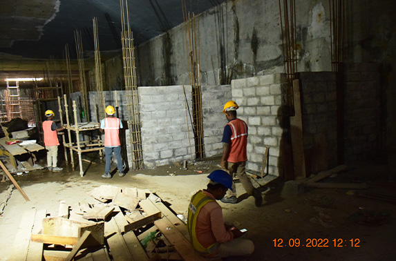 Concourse Area Block Work